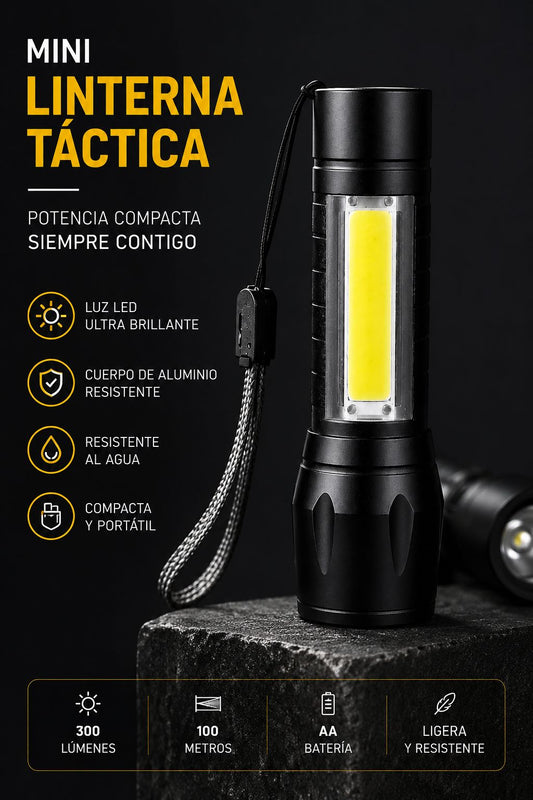 Linterna tactica mini