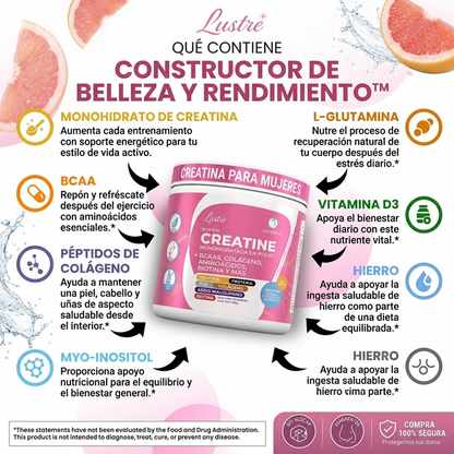 Creatina Lustre Monohidratada Polvo