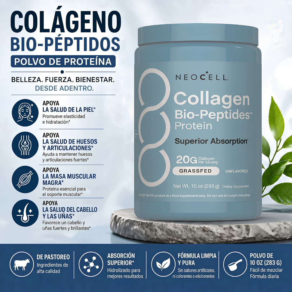 Polvo De Colágeno Neocell Biopéptidos 30